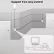 16A WiFi Smart Timer Switch | 2-Way Control | Works with Alexa, Google & Smart Life App