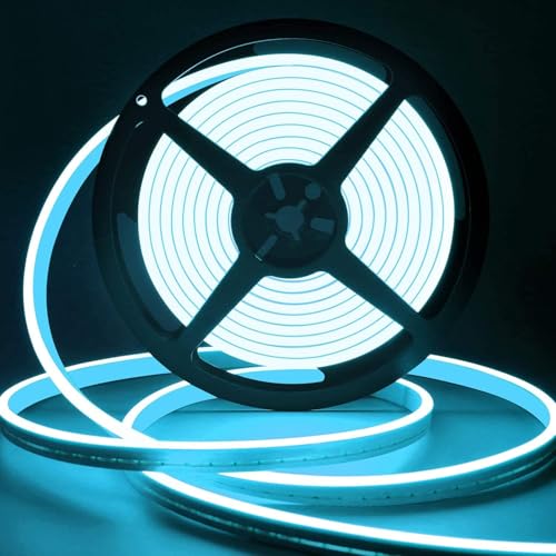 amiciVision Purple Neon LED Strip Light | 5m Long, Waterproof Decoration String Light with DC12V Adapter and Blinker