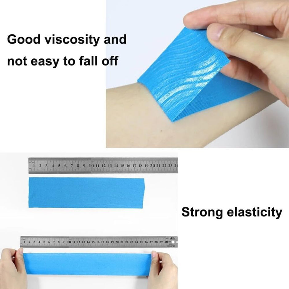 Kinesiology Tape, 5m Long Elastic Therapeutic Tape for Muscle Pain Relief