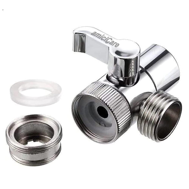 Tap Diverter Valve Faucet Splitter, Water Tap Connector with F22 Input with M24 Adapter amiciKart c0tmiz-hs.myshopify.com