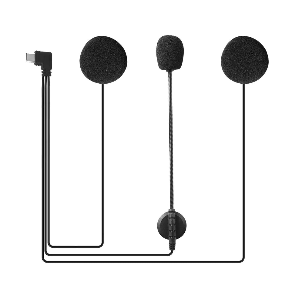 Ejeas Headphone with Mic for V6 and V6 pro Bluetooth Intercom Only amiciKart c0tmiz-hs.myshopify.com