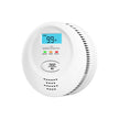 WiFi Smart Gas Leak Detector with App Alerts, 100dB Alarm & LCD Display