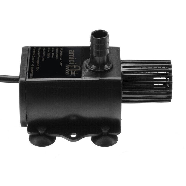 Mini Submersible Pump 10W, 12V DC Brushless, BLDC Motor with LED Adjustable Flow Control Ultra-Quiet Design amiciKart c0tmiz-hs.myshopify.com