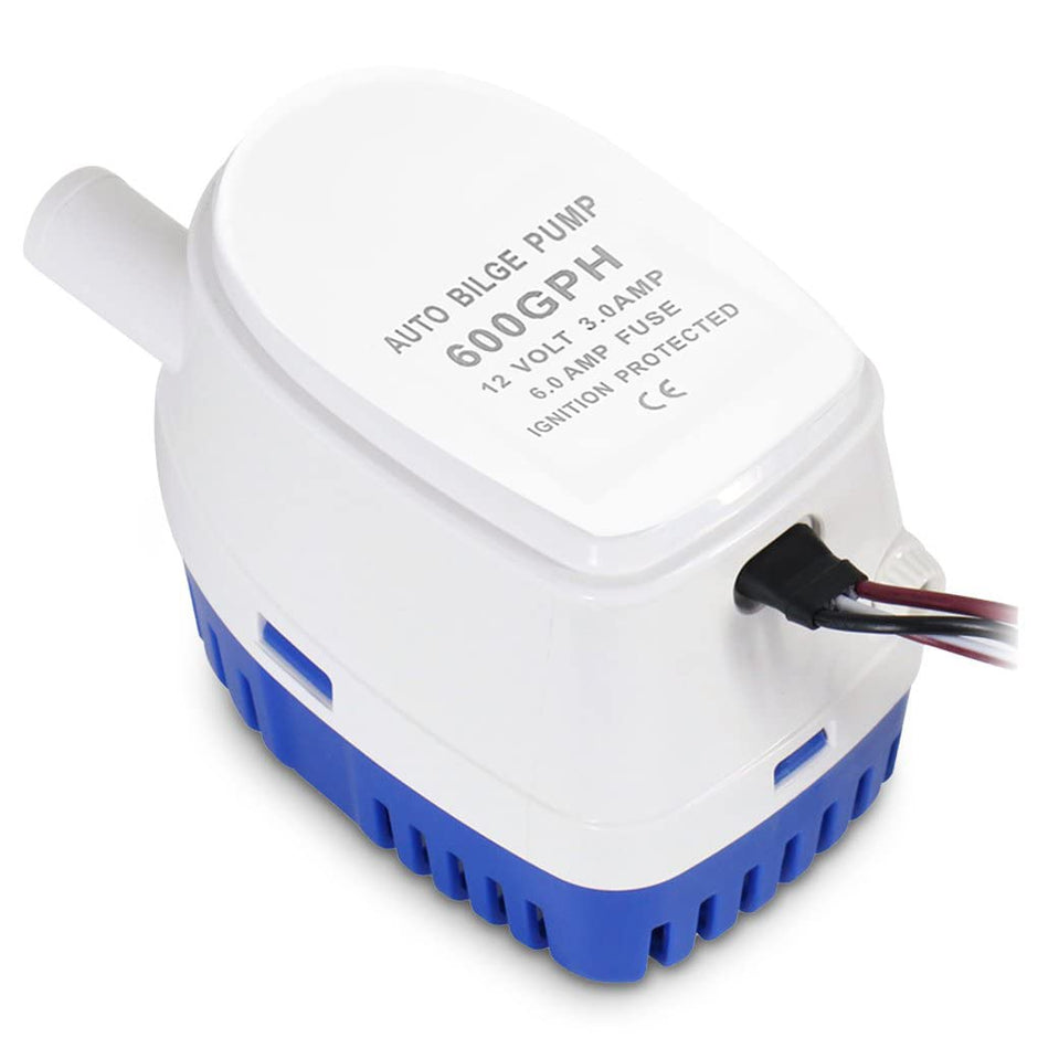 DC Bilge Pump, Automatic On/Off Switch for Water Drainage amiciKart