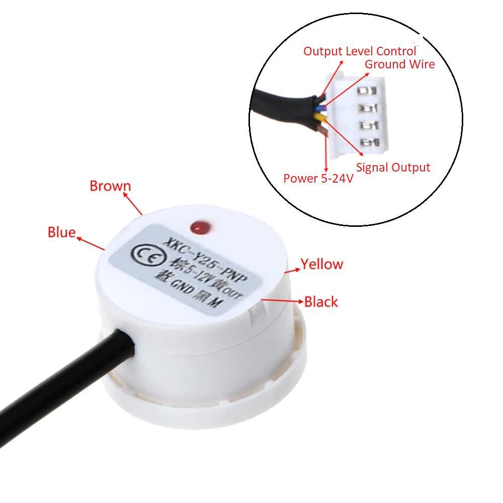 XKC-Y25-NPN Non-Contact Liquid Level Detector Sensor Switch Input Voltage DC 5~12VDC 5mA