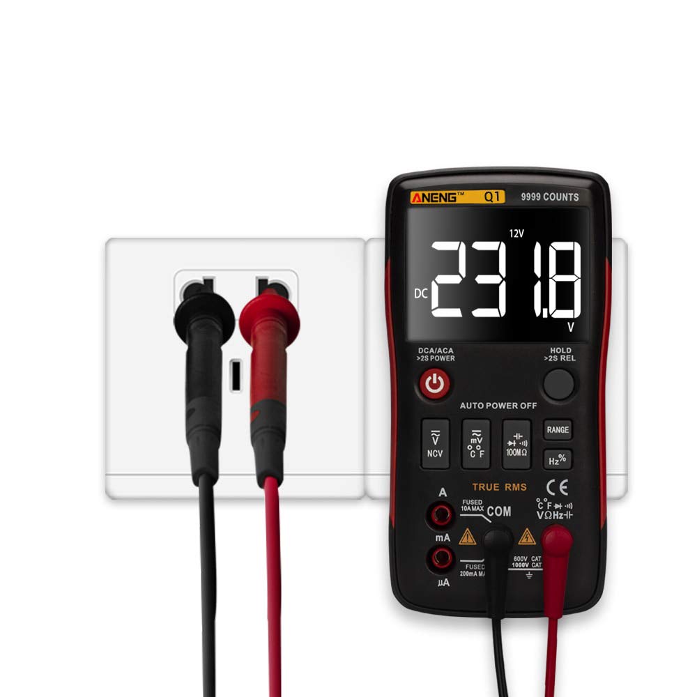 True-RMS Digital Multimeter 9999 Counts with Analog Bar Graph AC/DC, Battery Powered amiciKart c0tmiz-hs.myshopify.com