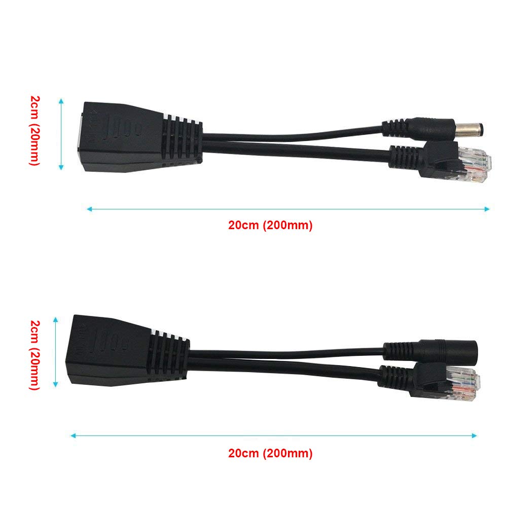 Passive PoE Injector and Splitter Kit amiciKart