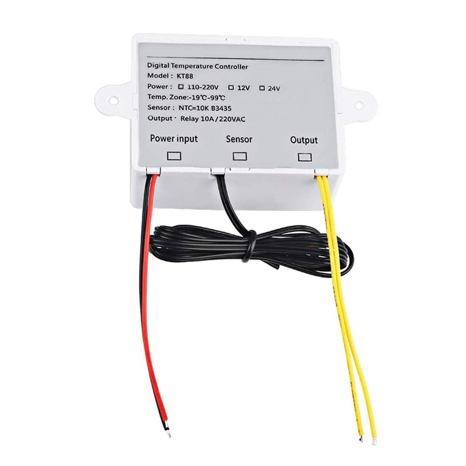 19 Degree Celsius to 99 Degree Celsius, C2 in 1 Digital Thermostat AC 220V, 1500W