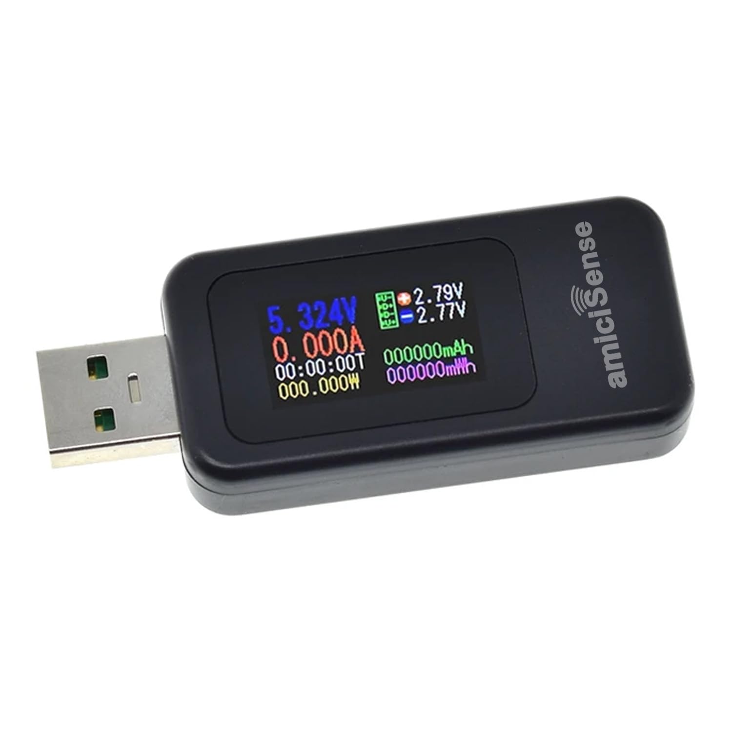 6-in-1 & 10-in-1 Digital USB-C Tester – Voltage, Current, Power, Capacity, Time & Temperature Monitor