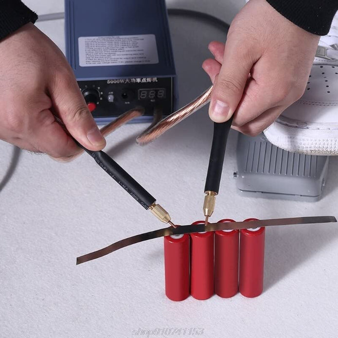 5000W Mini Spot Welder for 18650/21650 Battery | 0.15mm Nickel Strip | Portable DIY Kit