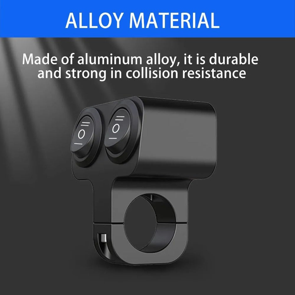 12V 22mm Motorcycle Handlebar Switch- Waterproof Dual Control Button for Fog-Lamps, etc amiciKart c0tmiz-hs.myshopify.com