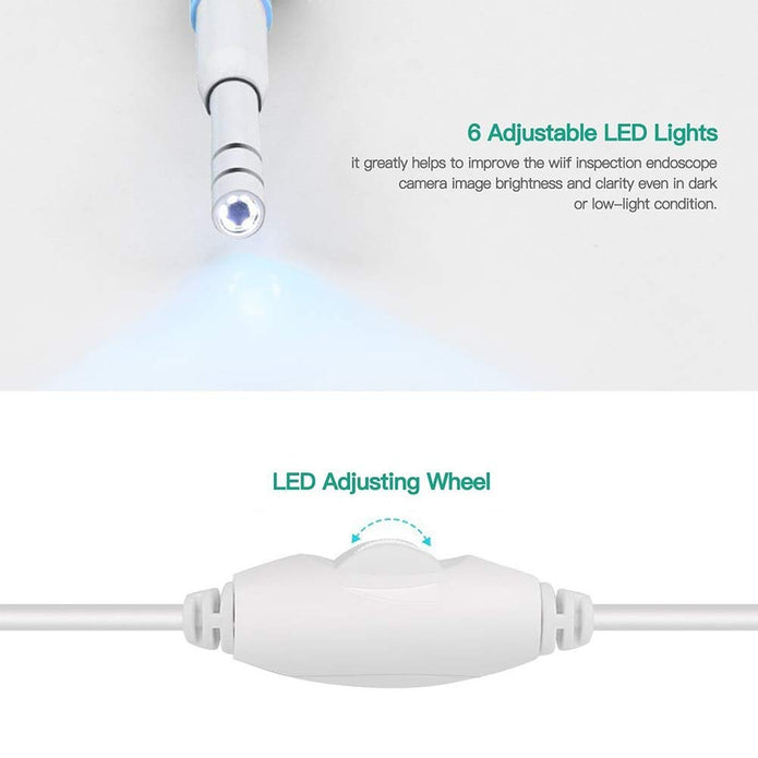 Ear Cleaning Endoscope with 1.3MP Camera and 6 LED