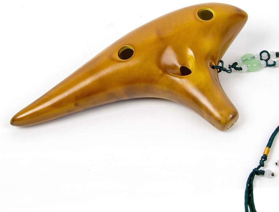 12 Hole Ocarina Alto C Key Ceramic Flute Folk Musical Instrument with Neck Strap, Carry Bag & Music Score amiciKart c0tmiz-hs.myshopify.com