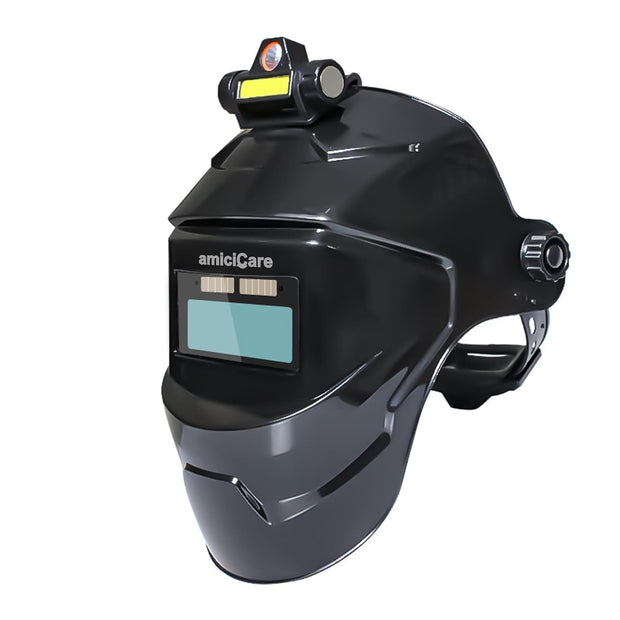 Solar-Powered Auto-Darkening Welding Helmet for Welding & Grinding