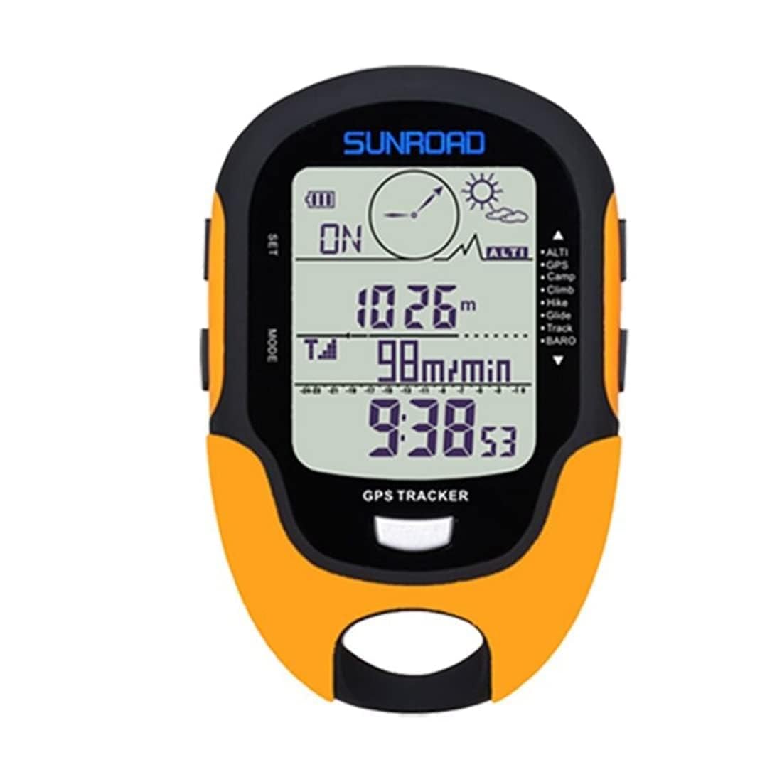 Rechargeable Altimeter with Barometer, Compass, GPS, Temp/Humidity, Alarm & Backlight amiciKart