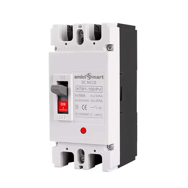 600V DC Circuit Breaker for Solar & Renewable Systems (100A)
