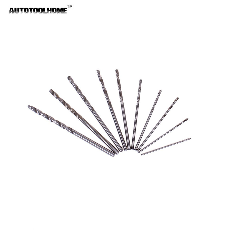 AC Micro DIY Electric Steel Hand Drill PCB Press Drilling Set 12V Motor, 12000 RPM - 10 Pcs