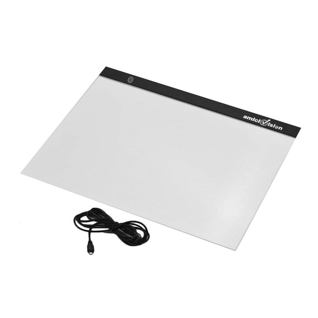 LED Lighted Drawing Board A3 Size, Non-Digital Tracing Board for Drawing, Sketching, etc. amiciKart