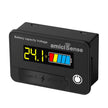8–30V Battery Capacity Meter with USB/Type-C for 12V/24V LiFePO4 & Lead-Acid – Car/Bike Use