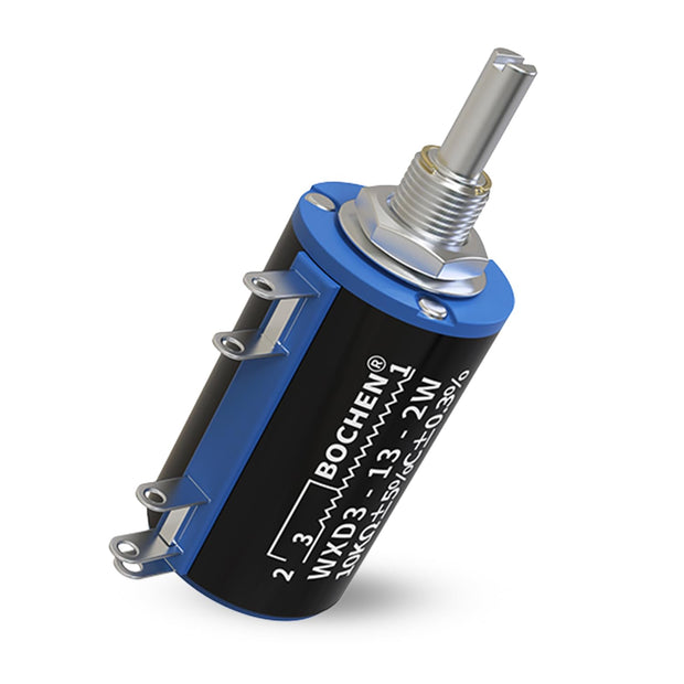 Rotary Potentiometer 2W Power Rating Smooth Adjustment for Audio, DIY Electronics