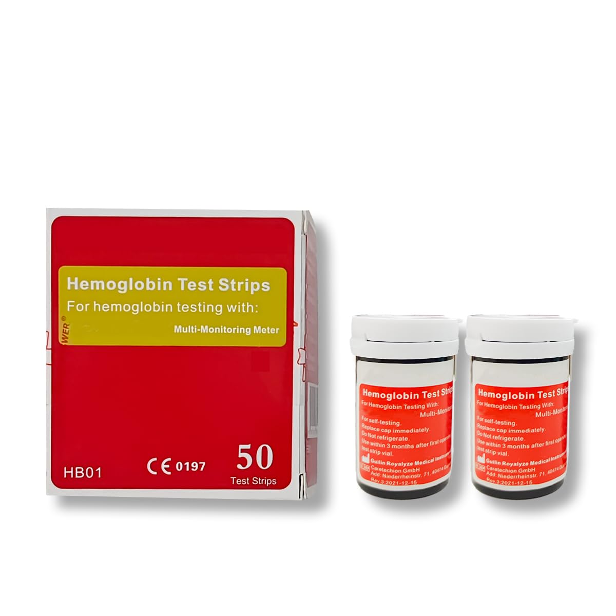 Hemoglobin Test Strips (50 Pcs)