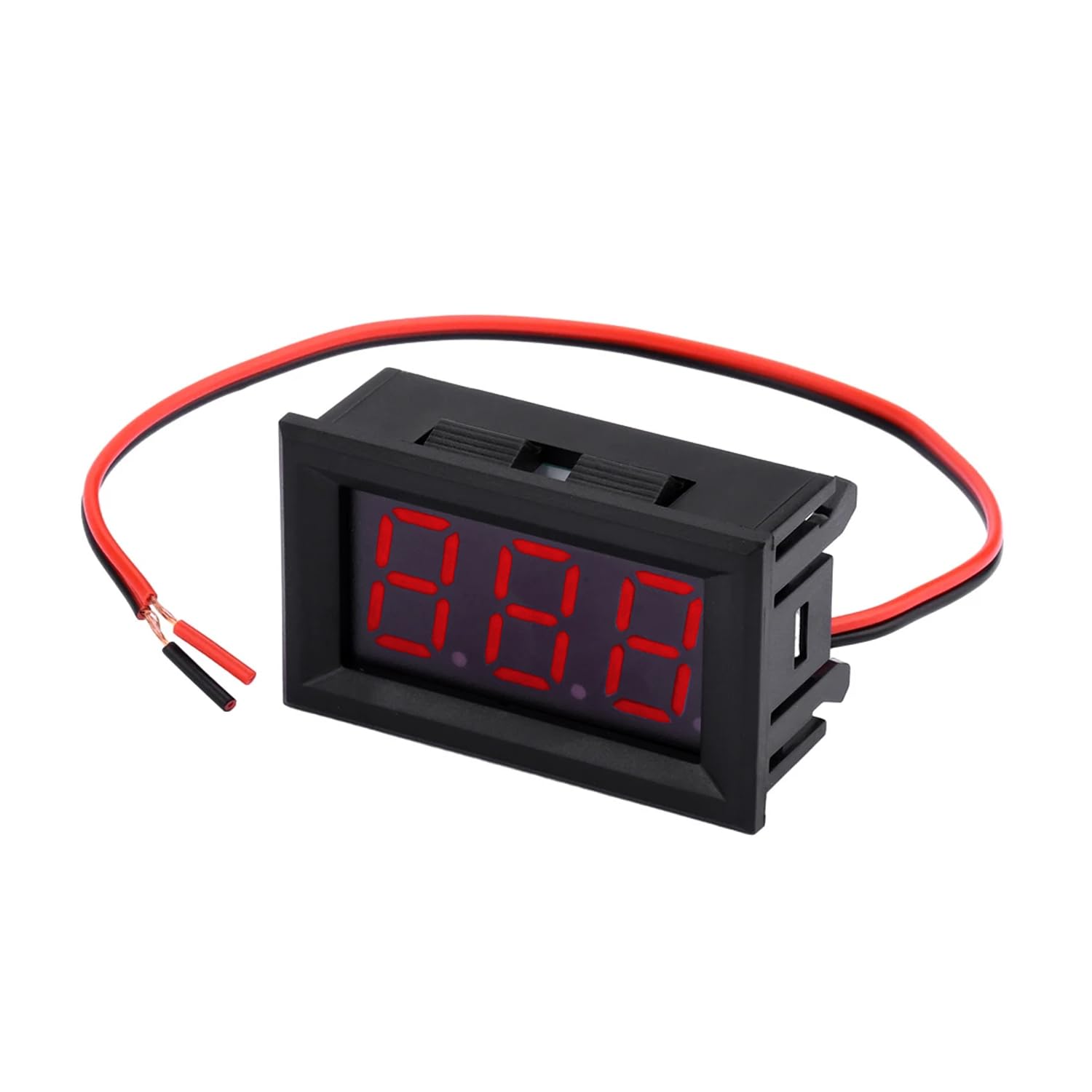3-Digit Digital Voltmeter, 30–500VAC with Potentiometer Calibration for Accurate Monitoring