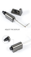 Door Stopper, Self-Locking Door Holder with Adjustable Height Floor Mounted
