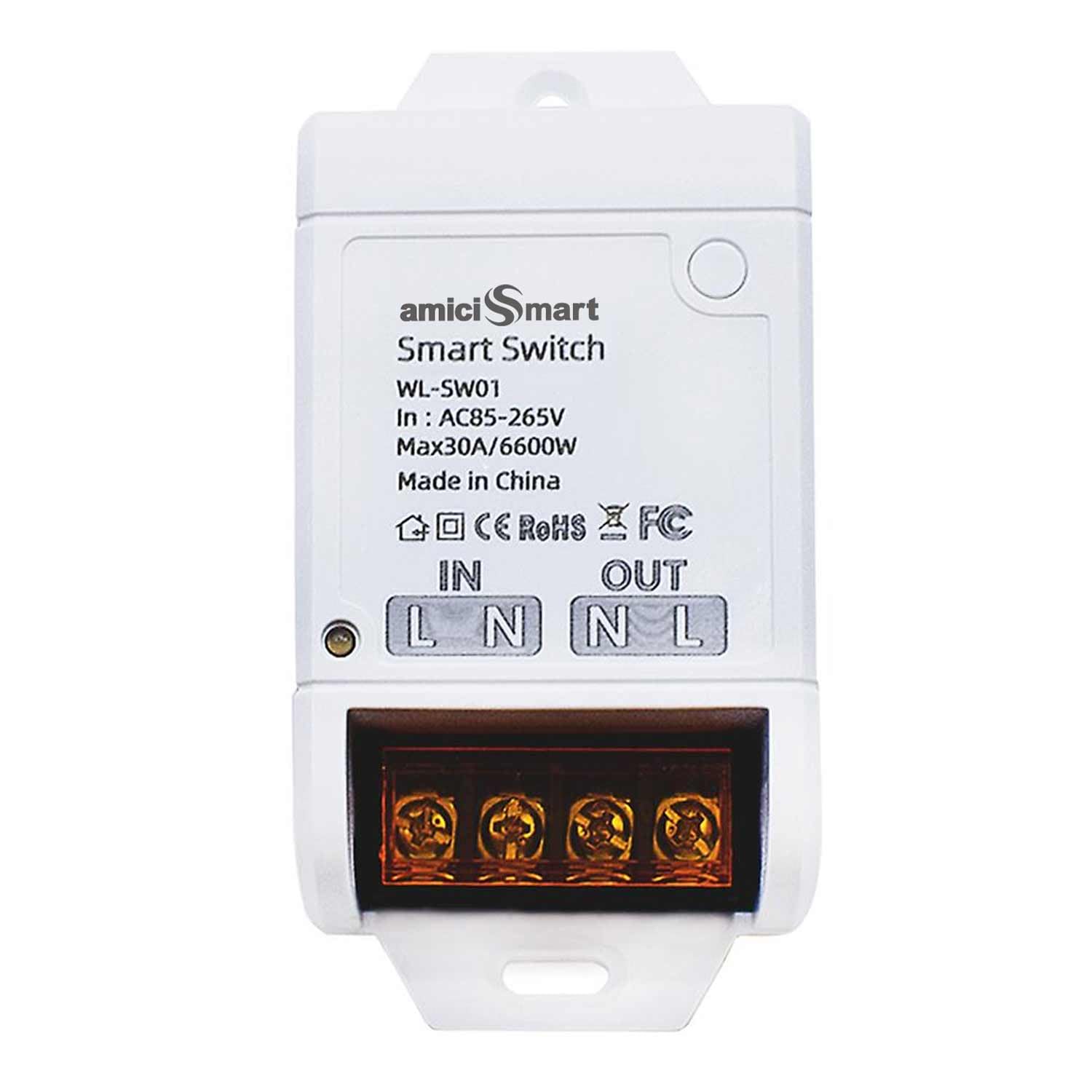 WiFi Smart Switch 30A – Works with Alexa, Google, SmartLife App | 6600W Timer Switch amiciKart c0tmiz-hs.myshopify.com