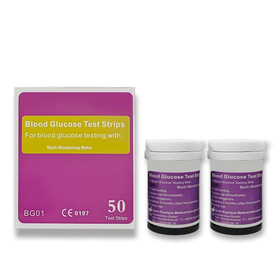 Blood Glucose Test Strips (50 Pcs)