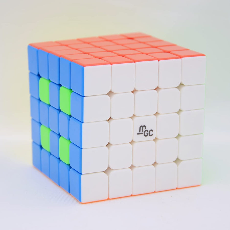 MGC 5x5 Magnetic Speed Cube, Stickerless Smooth Puzzle for Kids & Adults