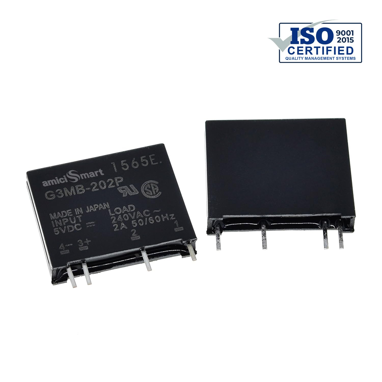 Solid State Relay| 5V DC to 240VAC 2A SSR – Silent Switching for Arduino, Raspberry Pi & Automation amiciKart