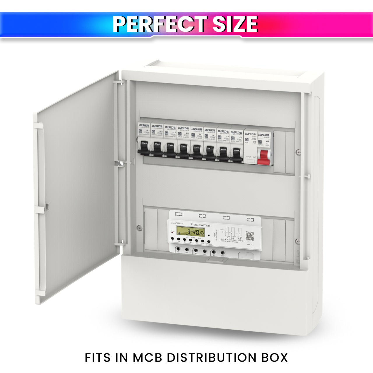 Digital Timer Switch for Heavy Load Use LCD Display Weekly Timer Relay with 380V 60A 3 Phase, 50Hz
