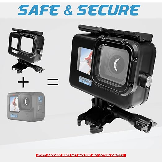 GoPro Hero 9/10/11 Camera Kit – UV Lens Protector, ND/CPL Filter Set & 50M Waterproof Case