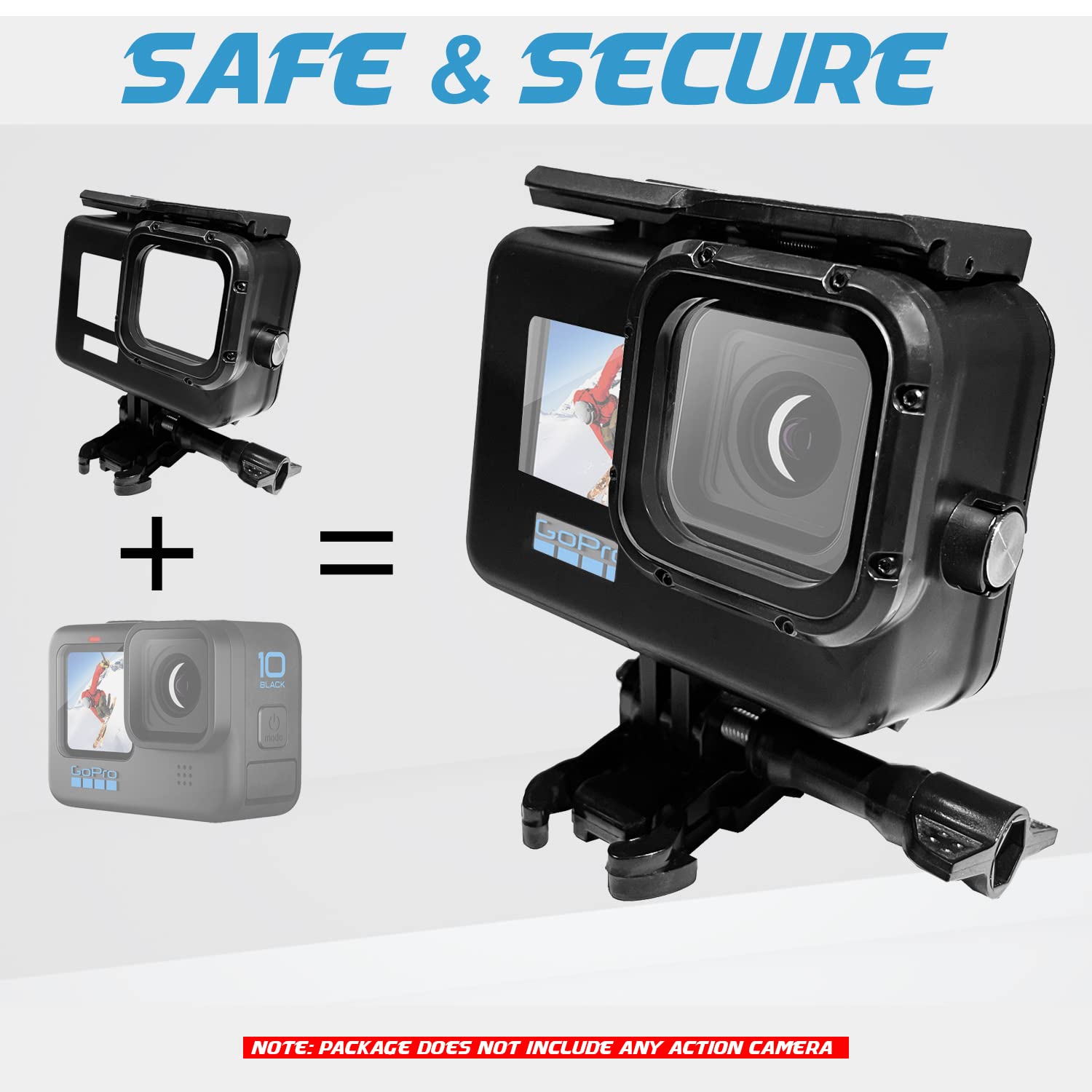 Waterproof Case Compatible for GoPro Hero 10 Hero 9, 50M Water Protective Cover for Action Camera amiciKart c0tmiz-hs.myshopify.com