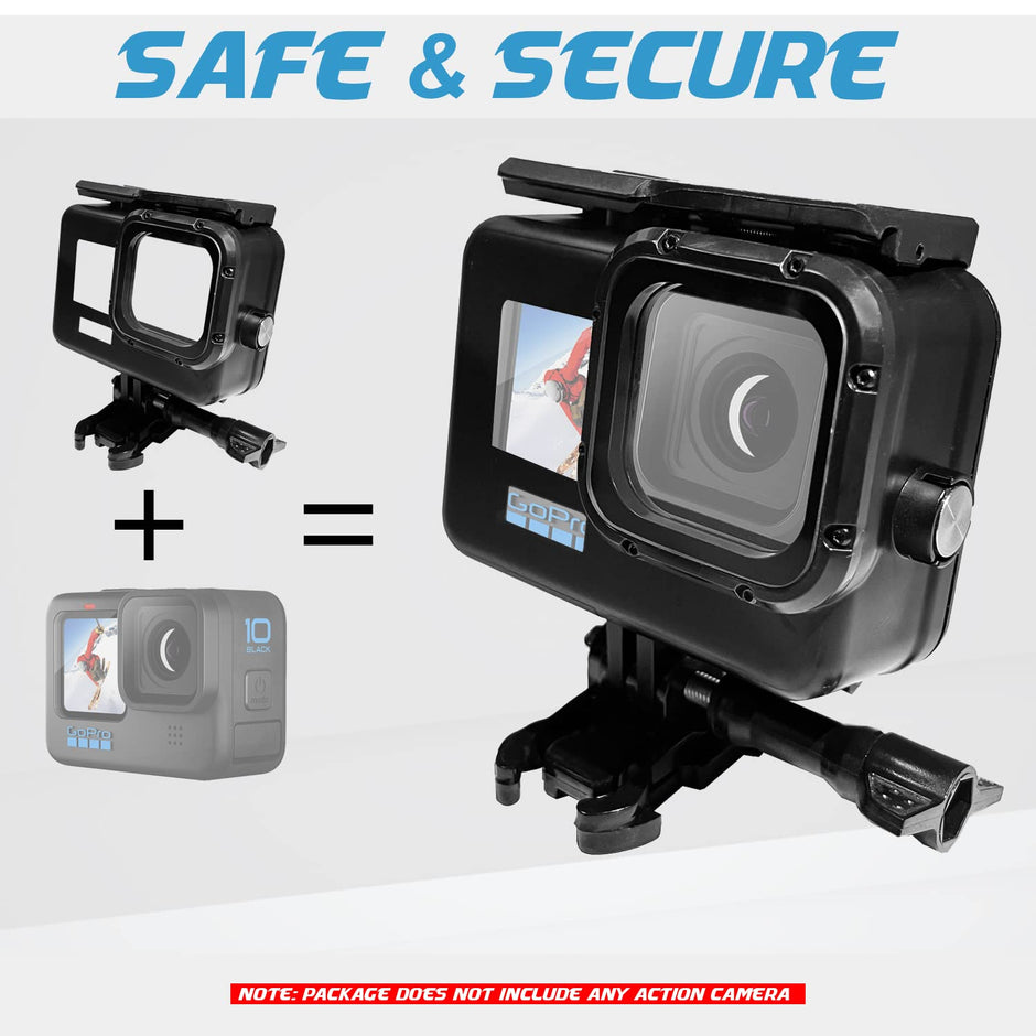 Waterproof Case Compatible for GoPro Hero 10 Hero 9, 50M Water Protective Cover for Action Camera amiciKart c0tmiz-hs.myshopify.com