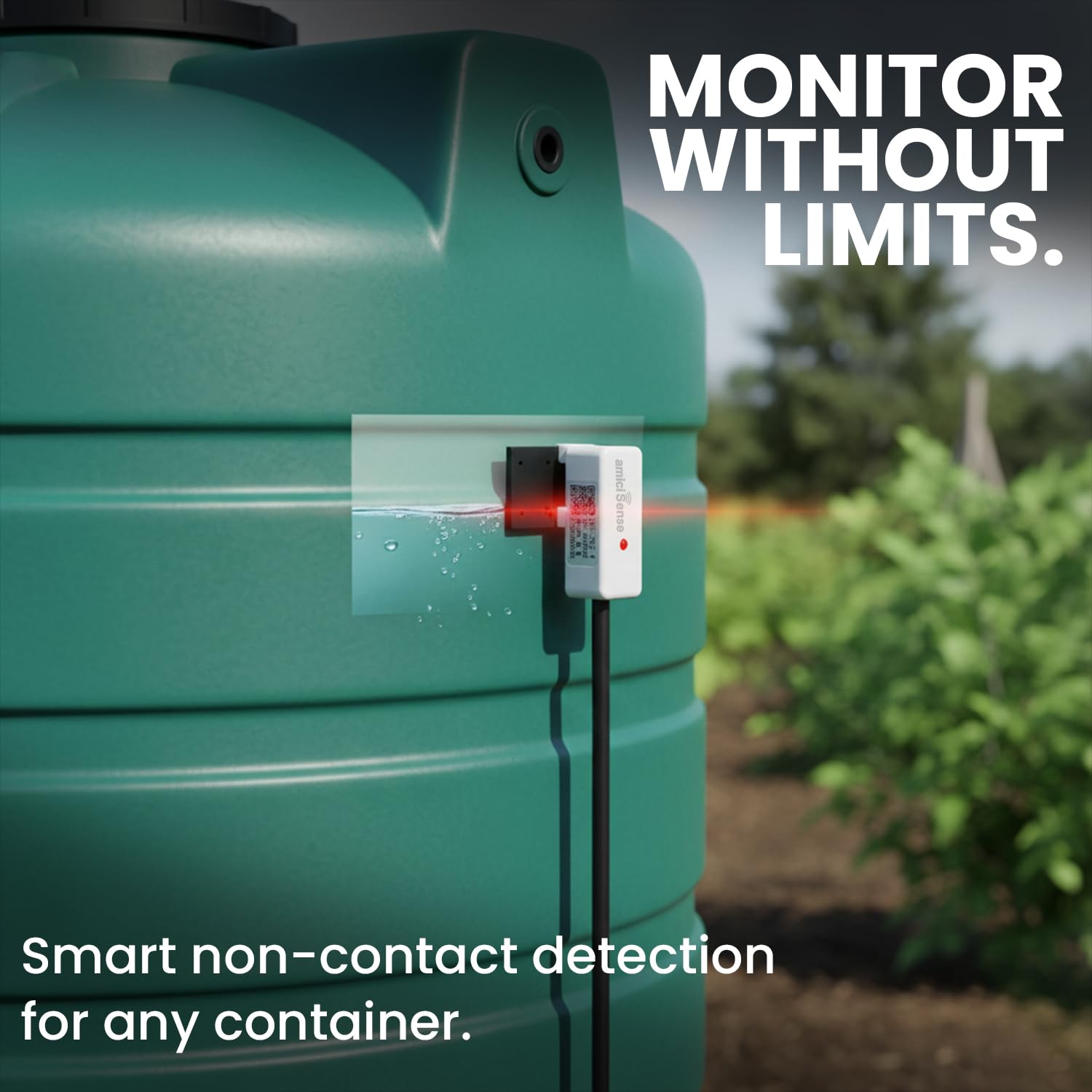 Non-Contact Liquid Level Sensor 5–24V | External Water Level Detection Sensor
