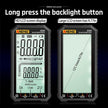 amiciSense AC/DC Digital Multimeter 6000 TRMS Voltmeter Ammeter Resistance Capacitance Frequency Tester with Non-Contact NCV Test and 2xAAA Battery