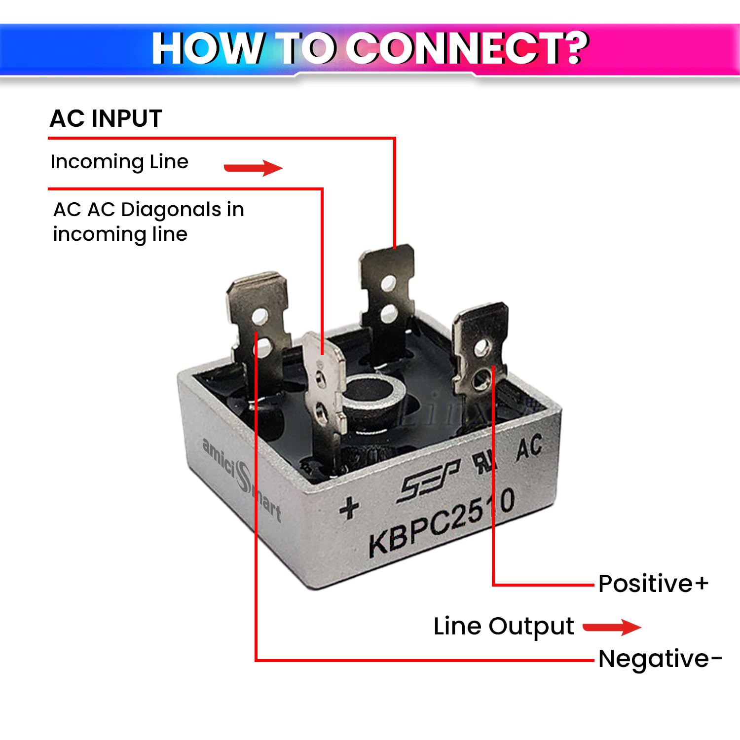 Single-Phase Bridge Rectifier, Aluminum Case Converter for Welding, Solar & Industrial Use