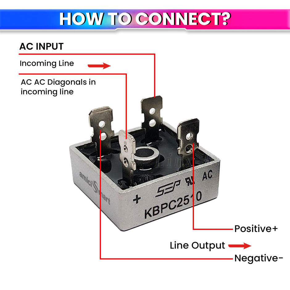 Single-Phase Bridge Rectifier, Aluminum Case Converter for Welding, Solar & Industrial Use amiciKart c0tmiz-hs.myshopify.com