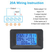 amiciSense AC 5KW 20Amp Digital Energy Meter with Blue Back Light Power Meter (5 KW Energy Meter)