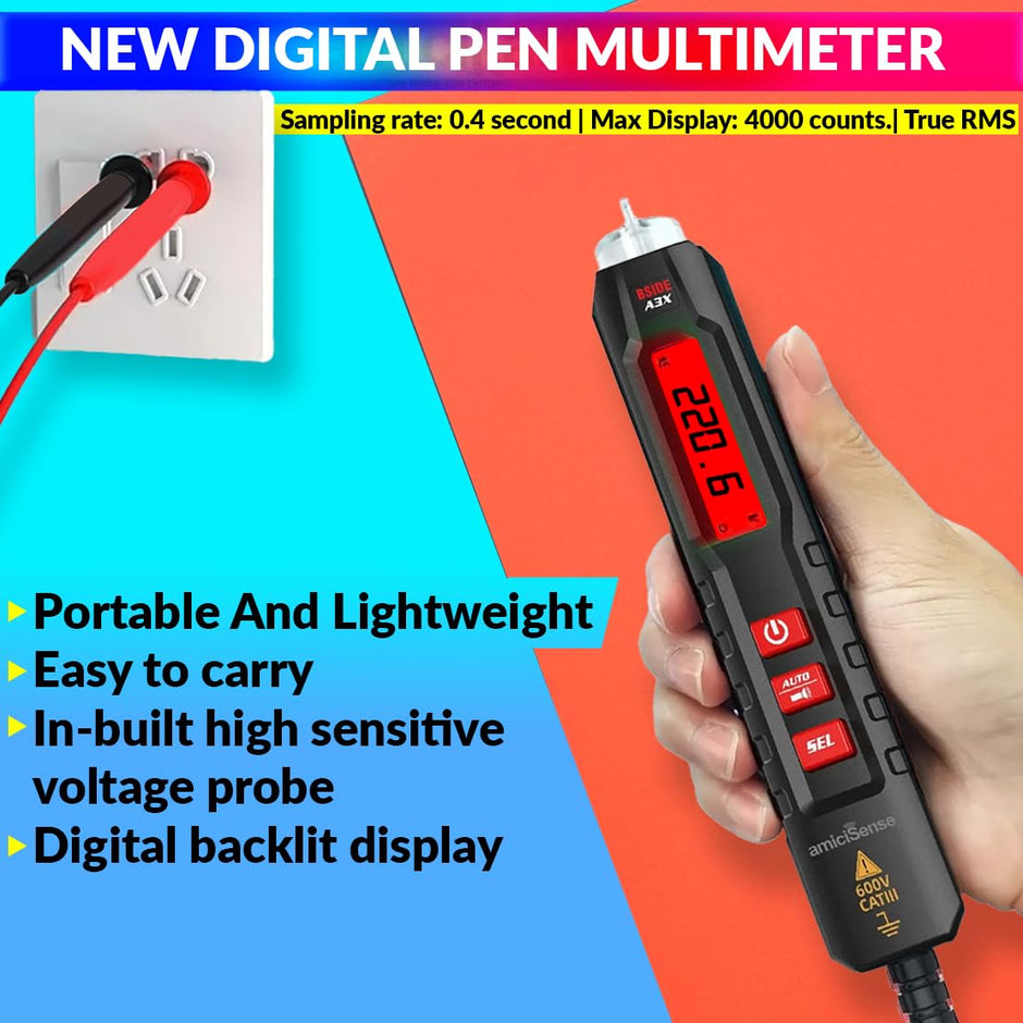 AC/DC Digital Multimeter – 4000 Count TRMS Tester Pen, NCV, Capacitance, Resistance & Frequency amiciKart c0tmiz-hs.myshopify.com