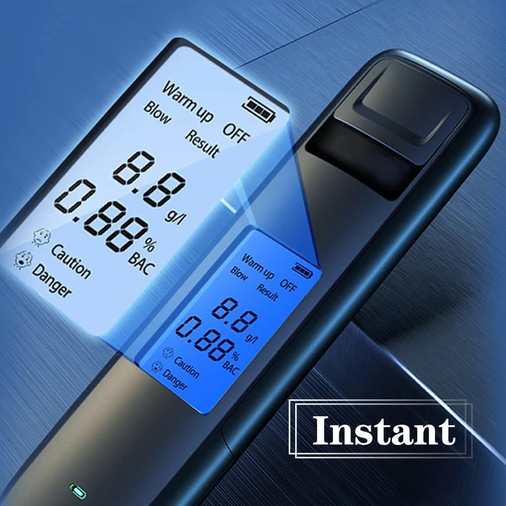 Non-Contact Alcohol Breath Analyzer,Instant USB Rechargeable BAC Tester Analytical Scale amiciKart c0tmiz-hs.myshopify.com