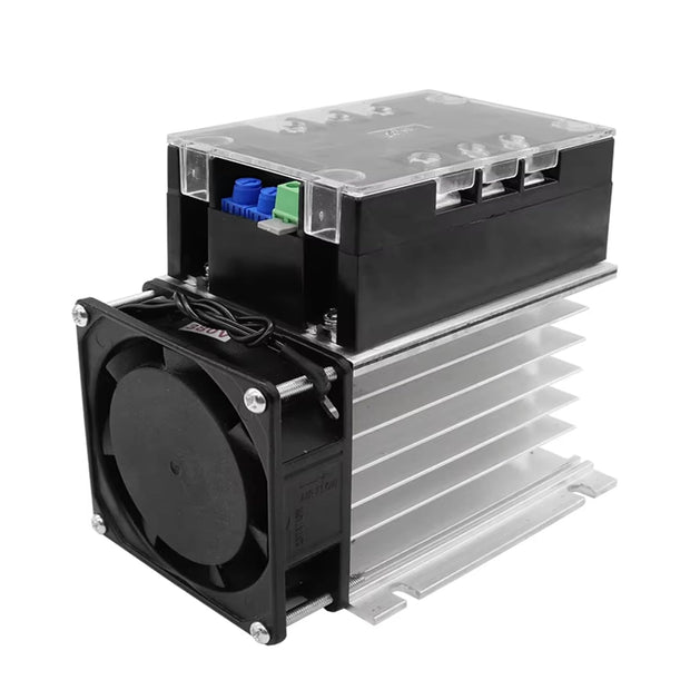 380V Three-Phase Motor Soft Starter Module Controller-Adjustable Start Time & Voltage (150-240) for Motor Protection