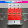amiciSmart AC Surge Protector, 385V 30KA~60KA SPD Lightning Protection Device