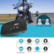 VNETPHONE Vnetphone V6 Waterproof Full Duplex 2-Way Audio Motorcycle Bluetooth Intercom On Ear Headset With Advanced Noise Control
