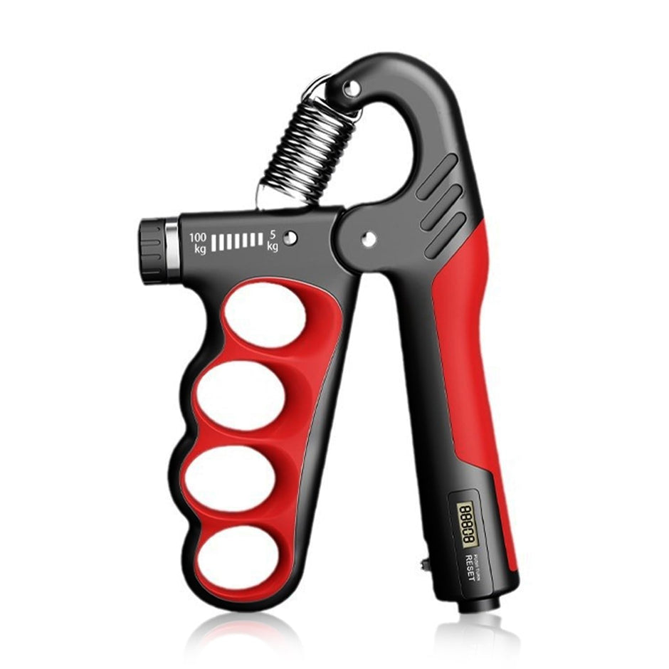 Adjustable Hand-Grip Exerciser,Digital LCD Counter,4mm Carbon Steel Spring, 5~100Kg amiciKart c0tmiz-hs.myshopify.com