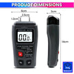 Wood Moisture Meter Digital Humidity Tester for Wood, Cement Motor, Wall, Firewood, Paper, etc