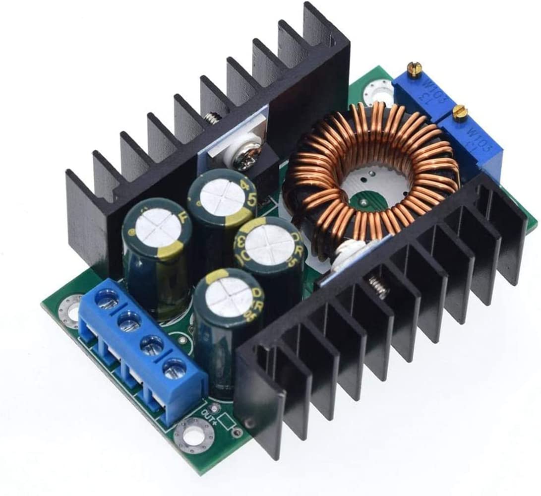300W DC-DC Buck Convertor, 5~40V to 1.2~35V Adjustable Voltage Step Down Power Supply Module for DIY Application amiciKart