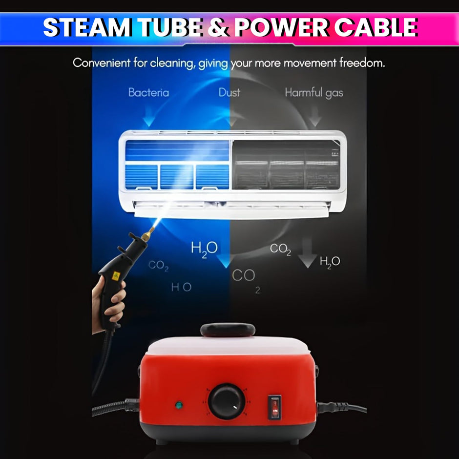 1300W High-Pressure Steam Blasting Machine Portable Steam Cleaner with 1.5L Water Tank amiciKart