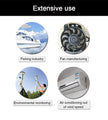 PEAKMETER PM6252A Digital Anemometer, Handheld Wind Speed & Air Volume Meter with LCD & Backlight